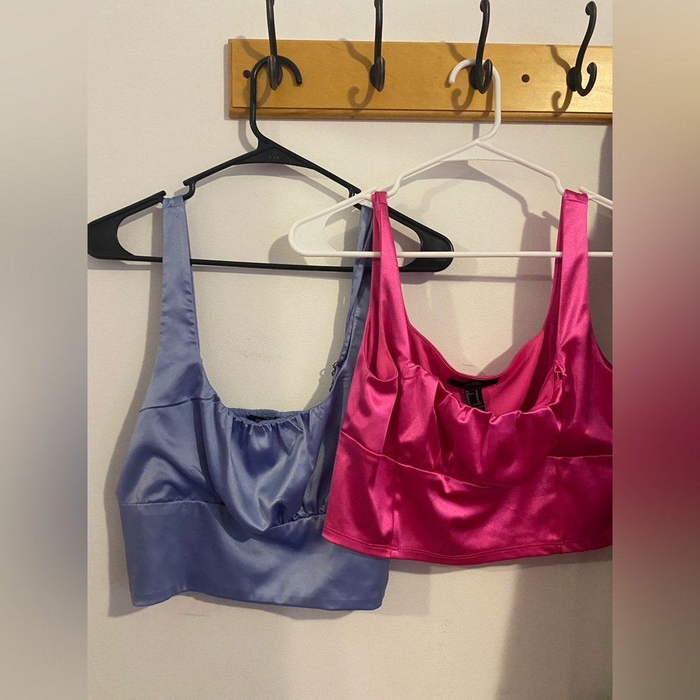 Satin Tank Bundle💗💙